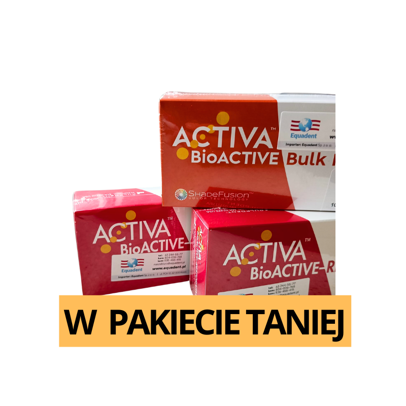 Pakiet 2x Activa Bioactive Restorative + nowa Activa Bioactive Bulk ...
